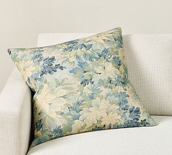 Lush Botanical Printed Pillow Cover