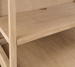 Pacific Peninsula Desk with 102" Bookcase Suite