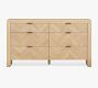 Blair Herringbone 6-Drawer Wide Dresser (62.5")