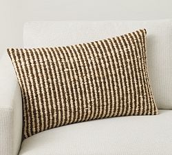 Enzo Stripe Lumbar Pillow Cover