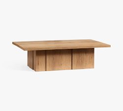 Aldon Rectangular Plinth Coffee Table (58")