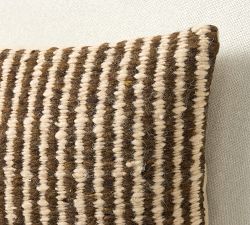 Enzo Stripe Lumbar Pillow Cover