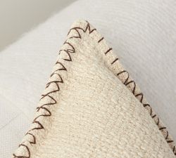 Bergen Stitched Flange Pillow Cover