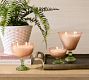 Fluted Flower Candle - Peony Blush