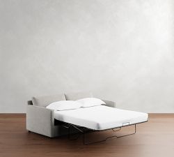 Pacifica Slim Arm Reversible Chaise Sleeper Sectional (80")