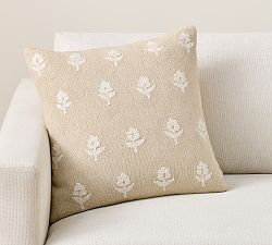 Posey Embroidered Pillow Cover