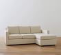Sanford Square Arm Reversible Chaise Sectional (74"&ndash;87")