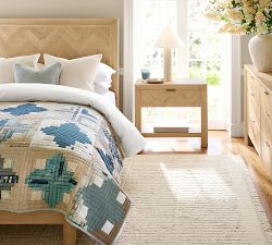 Blair Herringbone Nightstand (30")