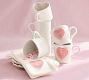 Conversation Hearts Organic Cotton Napkins - Mixed Set of 4