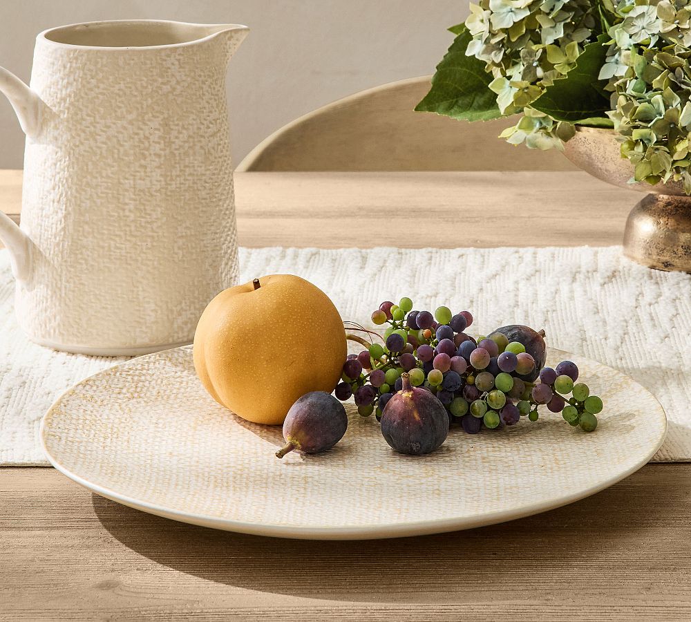 Elena Stoneware Serving Platter by Pottery Barn