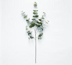 Faux Baby Blue Eucalyptus Branch
