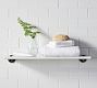Linden Handcrafted Marble Shelf (24")