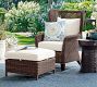 Torrey Wicker Outdoor Ottoman (25")