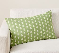 Botanical Bunny Reversible Lumbar Pillow Cover