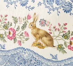 Botanical Bunny Reversible Lumbar Pillow Cover