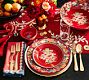 Lunar New Year Stoneware Salad Plates - Set of 4
