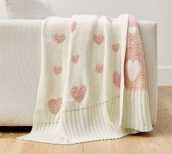 Petit Amour Knit Jacquard Throw