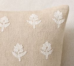 Posey Embroidered Pillow Cover