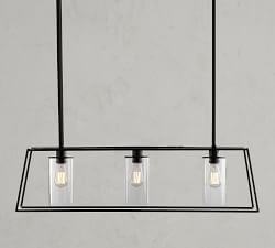 Zaire Iron Chandelier (9")