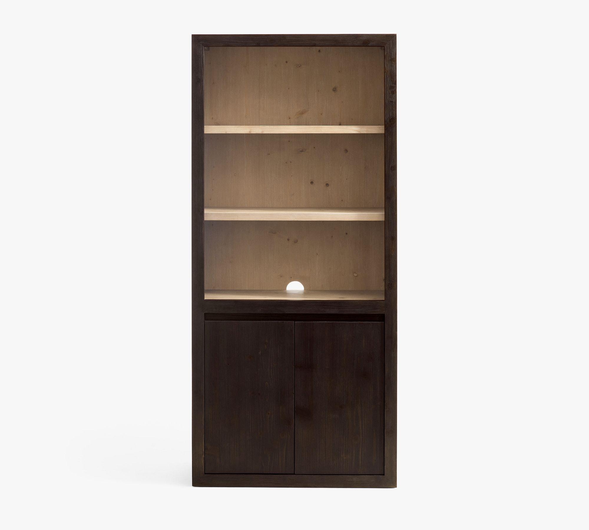 Folsom Two-Toned Bookcase with Doors (33")