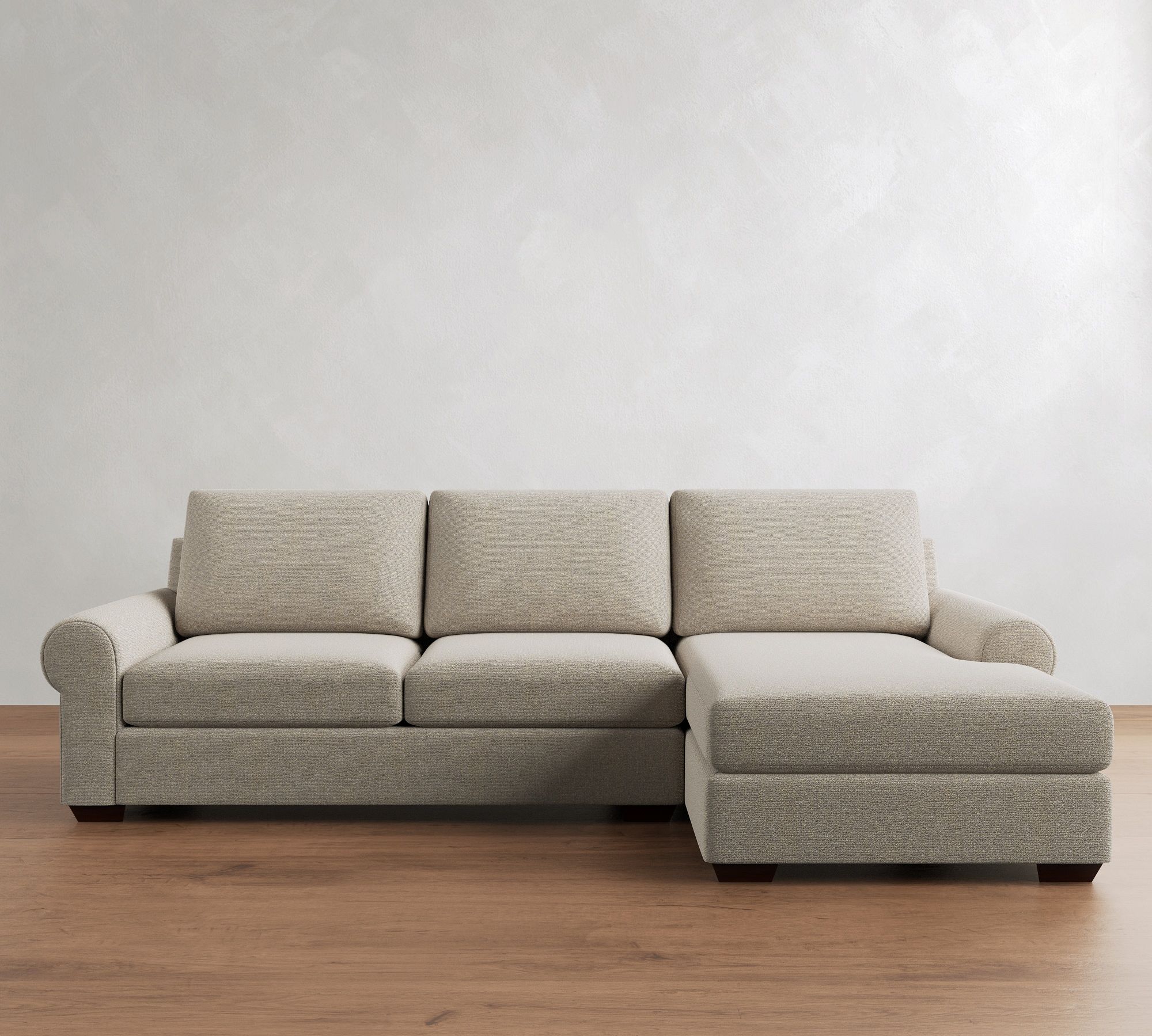 Big Sur Roll Arm Chaise Sectional (115"&ndash;157") - thumbnail 5