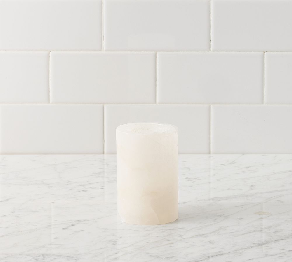 Alabaster Toothbrush Holder