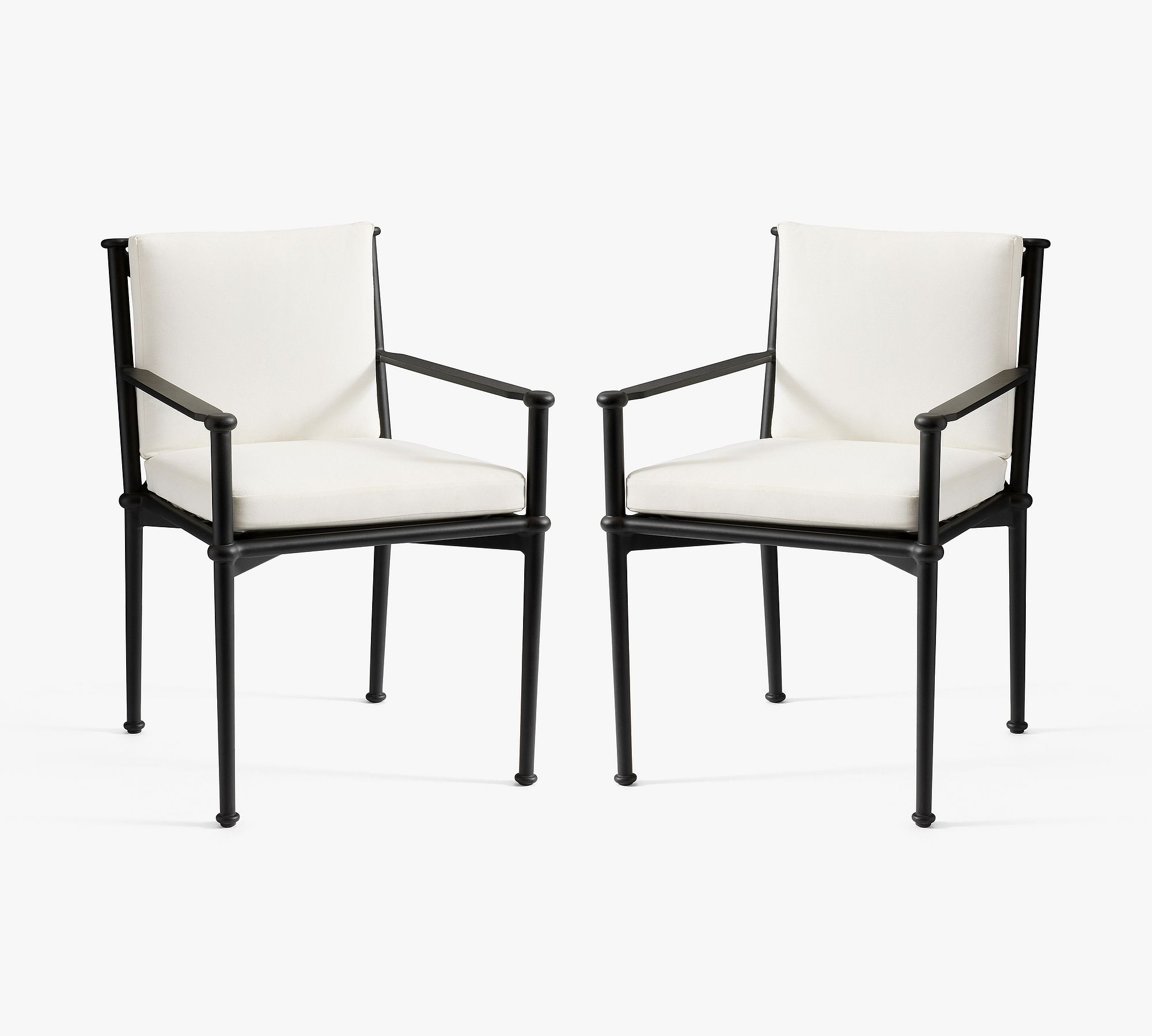 Ellis Metal Outdoor Dining Side &amp; Armchair