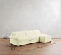 PB Comfort Modern Roll Arm Deep Seat Chaise Sectional (105"&ndash;131")