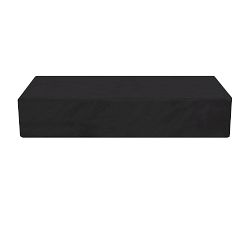 Burrows Asymmetrical Rectangle Steel Propane or Natural Gas Fire Pit Table (75")