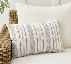 Celine Striped Outdoor Performance Lumbar Pillow