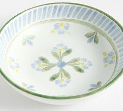 Chambray Tile Stoneware Dip Bowls - Set of 4