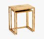 Burl Wood Nesting Tables