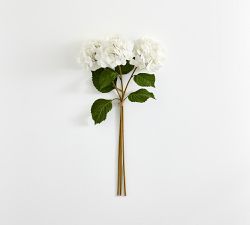 Faux White Hydrangea Bundle