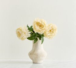 Faux Yellow Oversized Peony Bundle