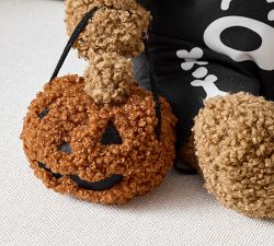 Theo the Teddy Trick-or-Treating Pillow Cover