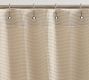 Waffle Weave Cotton Shower Curtain