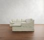 York Slope Arm Slipcovered 4-Piece Chaise Sectional (115")