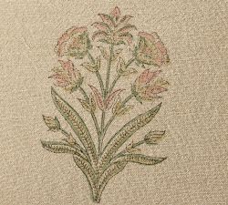 Elinor Floral Mughal Reversible Pillow Cover