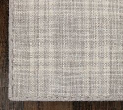 Custom Kiri Plaid Wool Rug