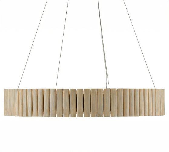 Rosalia Round Bamboo Chandelier (31") by Pottery Barn