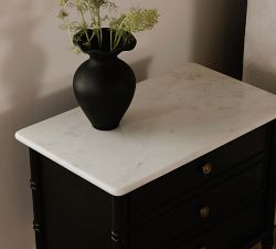 Adrien Marble Nightstand (34")