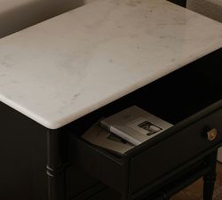 Adrien Marble Nightstand (34")
