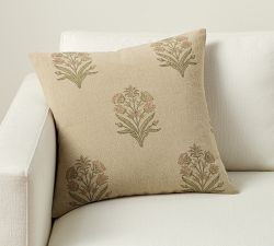 Elinor Floral Mughal Reversible Pillow Cover