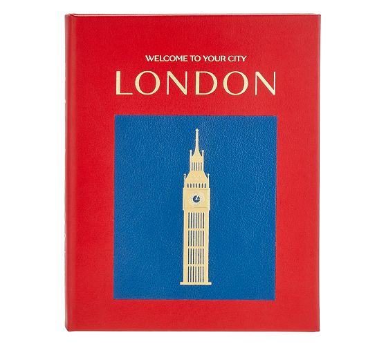Leather London Coffee Table Book