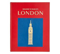 Leather London Coffee Table Book