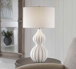 Isolde Stone Table Lamp (28")