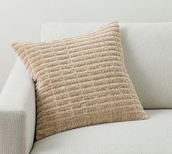 Quilted Box Velvet Pillow Cover