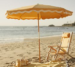 St. Tropez Scalloped Beach Umbrella