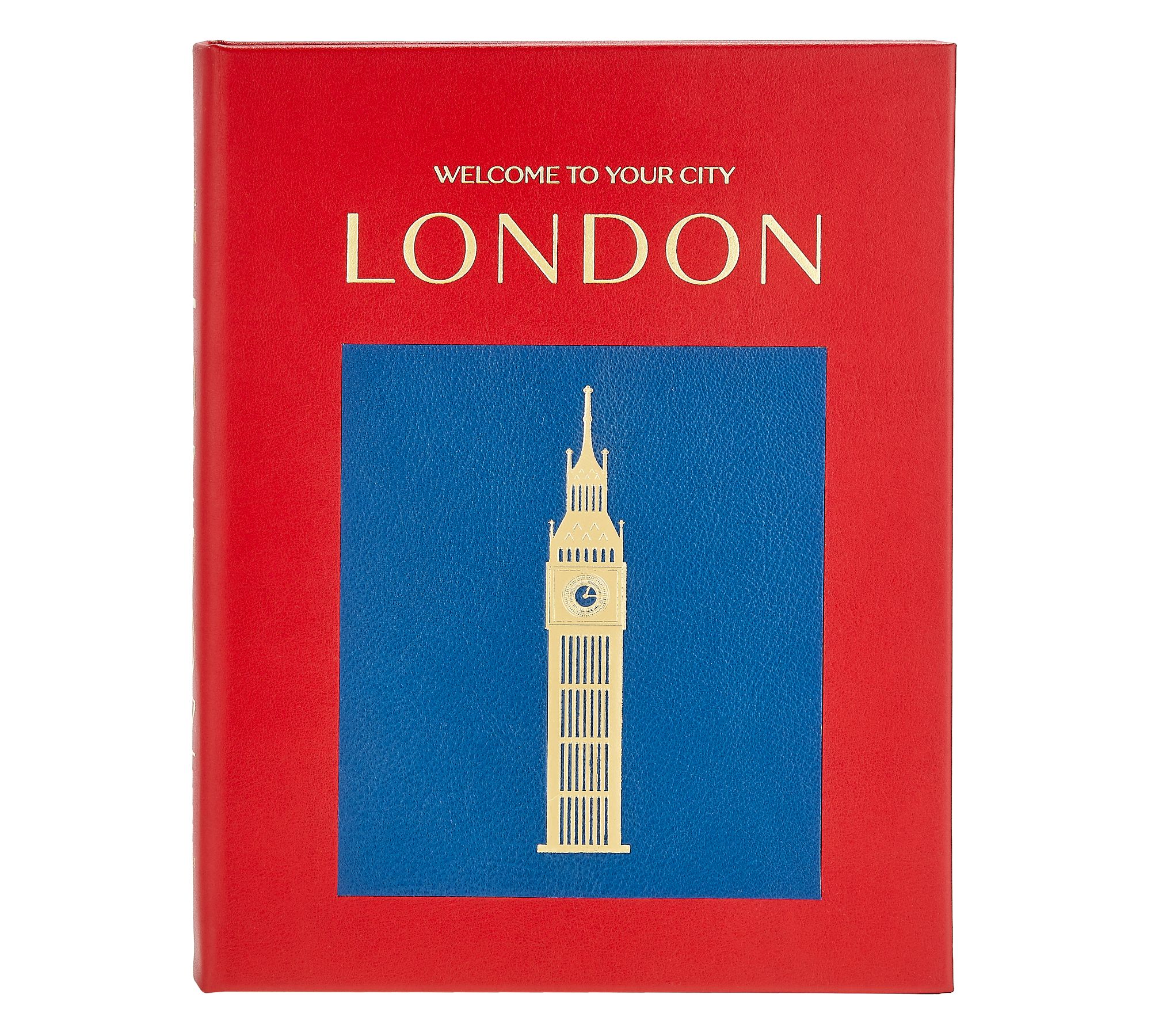 Leather London Coffee Table Book