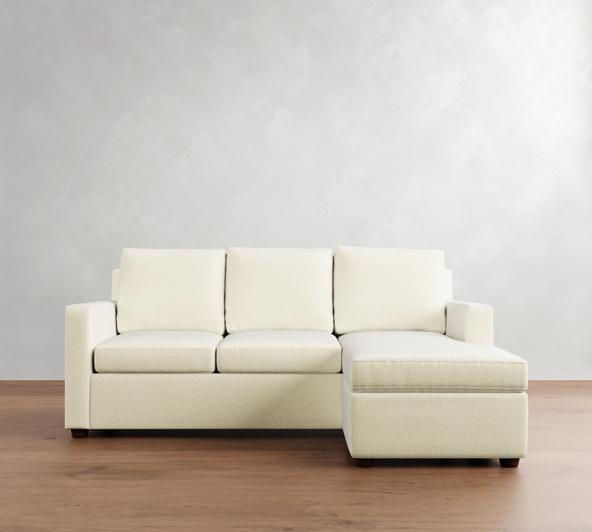 Cameron Modern Square Arm Reversible Sleeper Chaise Sectional (86") - thumbnail 7